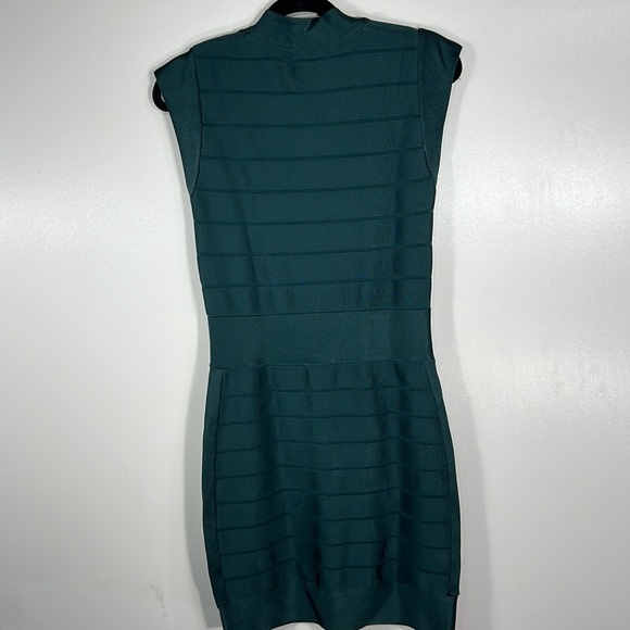 French Connection | Emerald Green Bandage Dress~8 - Picture 7 of 8